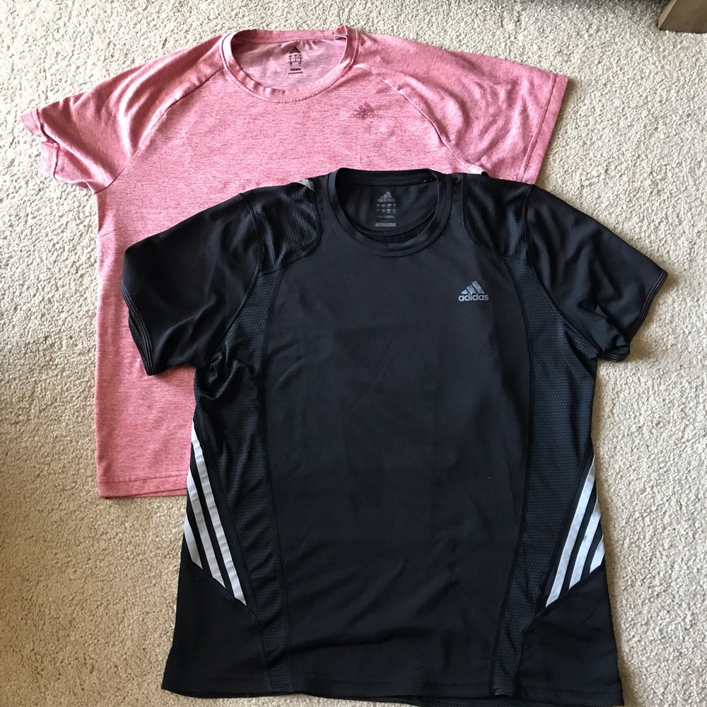 Adidas Men’s climalite shirt L. Set of 2.